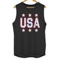 Distressed Usa Patriotic Logo Unisex Tank Top