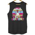 Distressed Vert Der Ferk Retro Chef Unisex Tank Top