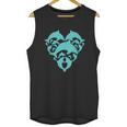 Dolphin Heart Unisex Tank Top