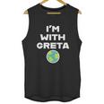 Earth Day Climate Change I Am With Greta Science Graphic Unisex Tank Top