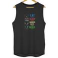 Eat Sleep Warrior Cats Repeat Unisex Tank Top