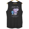 Elephants The Hardest Thing Is Watching Somebody Alzheimer Awareness Shirt Unisex Tank Top