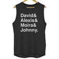 Ew David Alexis Moira Rose Merchandise Black Unisex Tank Top