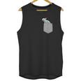 Fake Pocket Cockatoo Funny Bird In Your Pocket Tee Unisex Tank Top