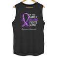 In This Family No One Fights Alone Alzheimer Ribbon Unisex Tank Top