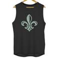 Fleur De Lis Using Lyrics To When The Saints Go Marching Unisex Tank Top