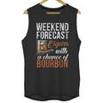 Weekend Forecast Cigars With Chance Bourbon Unisex Tank Top