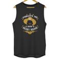 Forgive Me If I Dont Shake Hands Tombstone Unisex Tank Top