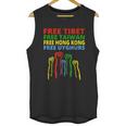 Free Tibet Free Taiwan Free Hong Kong Free Uyghurs Protest Graphic Design Printed Casual Daily Basic Unisex Tank Top