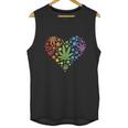 Funny Marijuana Heart Lgbt Gay Pride Month Graphic Design Printed Casual Daily Basic Unisex Tank Top