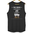 Funny Off Road 4X4 Mudding Jeep Square Sticker Unisex Tank Top