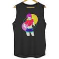 Funny Retro Vintage Girl Model Freedom Pose Unisex Tank Top