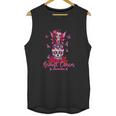 Funny Ribbon Like A Girl Sugar Skull Fight Breast Cancer Awareness Graphic Design Printed Casual Daily Basic Unisex Tank Top