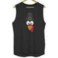 Funny Thanksgiving Turkey Face Party Gift Unisex Tank Top