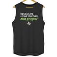 Ghostbusters Dogs And Cats Living Together Unisex Tank Top