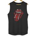 Girls Rolling Stones Distressed Tongue Unisex Tank Top