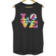 Girls Volleyball Tie Dye Love Colorful For Teenagers Unisex Tank Top