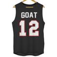 The Goat 12 Jersey 5 Time Champ New England Football Unisex Tank Top