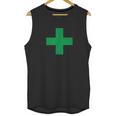 Green Medical Marijuana Cross Symbol Medicine Unisex Tank Top