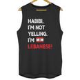 Habibi I Am Lebanese Unisex Tank Top