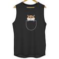 Hamster In Faux Pocket Unisex Tank Top