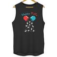 Happy Pill Bunny Funny Easter Silhouette Rabbits Unisex Tank Top