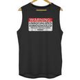 Homeschool Warning Unsocialized Homeschooler Gift Unisex Tank Top