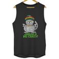 Jamaica Me Crazy Top Funny Gift Jamaican Reggae Music Cat Unisex Tank Top