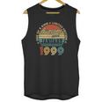 January 1999 Vintage 22 Years Old Retro 22Nd Birthday Gift Unisex Tank Top