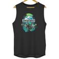 Jurassic World Blue Green Jungle Velociraptor Attack Unisex Tank Top