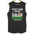 Just One More Geocache Geocacher Geocaching Fans Graphic Design Printed Casual Daily Basic Unisex Tank Top