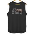 Just Really Love Baby Tapirs Ok Adorable Cartoon Tapir Graphic Design Printed Casual Daily Basic Unisex Tank Top