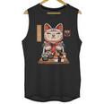 Kawaii Maneki Neko Sushi Bar Cute Sashimi Maki Roll Cat Unisex Tank Top