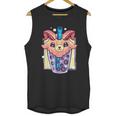 Kawaii Pastel Goth Creepy Baphomet Boba Bubble Tea Vaporwave Unisex Tank Top