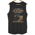 Kelpie An Old Man With A Whisky And A Dog Sitting Near Unisex Tank Top