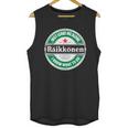 Kimi Raikkonen Leave Me Alone Circular Logo I Know What I Am Doing Unisex Tank Top