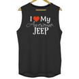 I Love My Awesome Jeep Valentines Day Unisex Tank Top