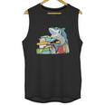 I Love Books Chibi Anime Shark Shirts Book Lover Unisex Tank Top