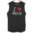 I Love Heart Molly Family Name Unisex Tank Top