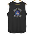 Majestic Merbeard Funny Bearded Mermaid Unisex Tank Top