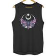 Moth And Crescent Moon Witchy Pastel Goth Unisex Tank Top