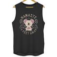 Namaste Stay 6 Feet Away Social Distancing Yoga Design Unisex Tank Top