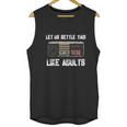 Nintendo Gamer Controller _Quot_Lets Settle This Like Adults_Quot_ T-Shirt Unisex Tank Top