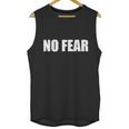 No Fear Word Imprint Unisex Tank Top