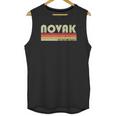 Novak Surname Funny Retro Vintage 80S 90S Reunion Unisex Tank Top