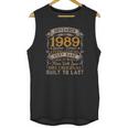 November 1989 Vintage 33Rd Birthday Classic 33 Years Old Unisex Tank Top