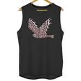 Pacific Northwest Red Tail Hawk Native American Style Art Unisex Tank Top