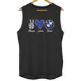 Peace Love Bmw Shirt Unisex Tank Top