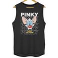 Pinky And The Brain Pinky Text Stack Big Face Unisex Tank Top