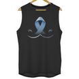 Prostate Awareness Ribbon Mustache Unisex Tank Top